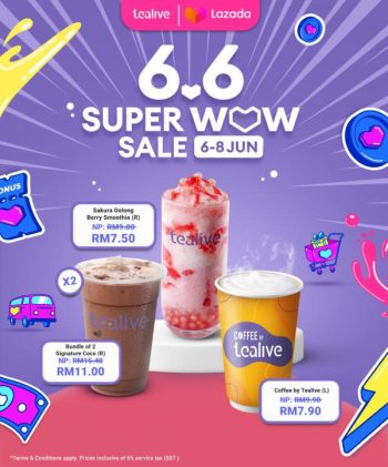 Tealive-Lazada-6.6-Sale-350x421 - Beverages Food , Restaurant & Pub Johor Kedah Kelantan Kuala Lumpur Malaysia Sales Melaka Negeri Sembilan Online Store Pahang Penang Perak Perlis Putrajaya Sabah Sarawak Selangor Terengganu 