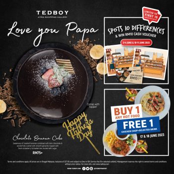 Tedboy-Fathers-Day-Special-350x350 - Beverages Food , Restaurant & Pub Kuala Lumpur Promotions & Freebies Selangor 