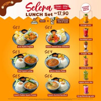 Teh-Tarik-Place-Lunch-Set-Deal-350x350 - Beverages Food , Restaurant & Pub Johor Kedah Kelantan Kuala Lumpur Melaka Negeri Sembilan Pahang Penang Perak Perlis Promotions & Freebies Putrajaya Sabah Sarawak Selangor Terengganu 