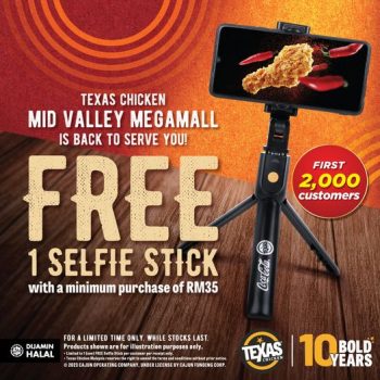 Texas-Chicken-ReOpening-Deal-at-Mid-Valley-Megamall-350x350 - Beverages Food , Restaurant & Pub Kuala Lumpur Promotions & Freebies Selangor 