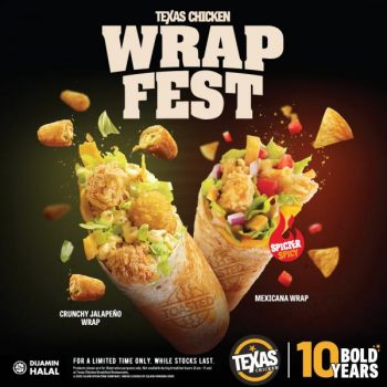 Texas-Chicken-Wrap-Fest-Special-350x350 - Beverages Food , Restaurant & Pub Johor Kedah Kelantan Kuala Lumpur Melaka Negeri Sembilan Pahang Penang Perak Perlis Promotions & Freebies Putrajaya Sabah Sarawak Selangor Terengganu 