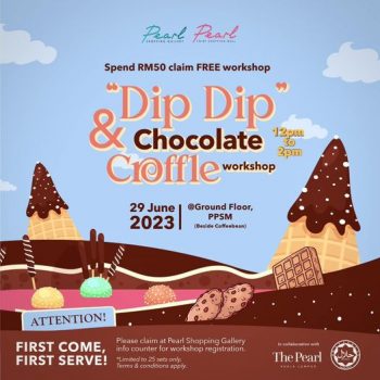 The-Pearl-Kuala-Lumpur-Dip-Dip-Chocolate-and-Croffle-Workshop-350x350 - Events & Fairs Kuala Lumpur Others Selangor 