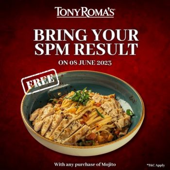 Tony-Romas-Bring-Your-SPM-Result-Get-Free-Spicy-Chicken-Pasta-Promotion-350x350 - Beverages Food , Restaurant & Pub Johor Kedah Kelantan Kuala Lumpur Melaka Negeri Sembilan Pahang Penang Perak Perlis Promotions & Freebies Putrajaya Sabah Sarawak Selangor Terengganu 