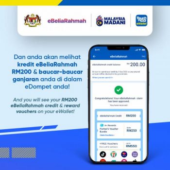 Touch-n-Go-eWallet-Claim-RM200-eBeliaRahmah-Get-Extra-Vouchers-Up-To-RM550-Promotion-14-350x350 - eWallet & Digital Currency Johor Kedah Kelantan Kuala Lumpur Melaka Negeri Sembilan Pahang Penang Perak Perlis Promotions & Freebies Putrajaya Sabah Sarawak Selangor Terengganu 