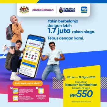 Touch-n-Go-eWallet-Claim-RM200-eBeliaRahmah-Get-Extra-Vouchers-Up-To-RM550-Promotion-350x350 - eWallet & Digital Currency Johor Kedah Kelantan Kuala Lumpur Melaka Negeri Sembilan Pahang Penang Perak Perlis Promotions & Freebies Putrajaya Sabah Sarawak Selangor Terengganu 