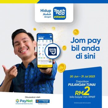 Touch-n-Go-eWallet-JomPAY-Your-Bills-Get-RM2-Cashback-Promotion-350x350 - eWallet & Digital Currency Johor Kedah Kelantan Kuala Lumpur Melaka Negeri Sembilan Online Store Pahang Penang Perak Perlis Promotions & Freebies Putrajaya Sabah Sarawak Selangor Terengganu 