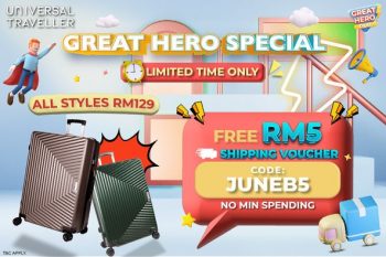 Universal-Traveller-Great-Hero-Special-350x233 - Johor Kedah Kelantan Kuala Lumpur Melaka Negeri Sembilan Online Store Pahang Penang Perak Perlis Promotions & Freebies Putrajaya Sabah Sarawak Selangor Terengganu 