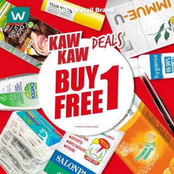 Watsons-Kaw-Kaw-Deals-Buy-1-Free-1-Promotion-350x350 - Beauty & Health Cosmetics Fragrances Hair Care Health Supplements Johor Kedah Kelantan Kuala Lumpur Massage Melaka Negeri Sembilan Pahang Penang Perak Perlis Personal Care Promotions & Freebies Putrajaya Sabah Sarawak Selangor Skincare Terengganu 