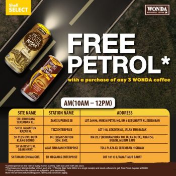 Wonda-Coffee-Free-Petrol-Promo-350x350 - Automotive Beverages Food , Restaurant & Pub Johor Kedah Kelantan Kuala Lumpur Melaka Negeri Sembilan Pahang Penang Perak Perlis Promotions & Freebies Putrajaya Sabah Sarawak Selangor Terengganu 