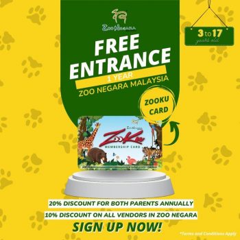 Zoo-Negara-Free-Entrance-Promo-350x350 - Johor Kedah Kelantan Kuala Lumpur Melaka Negeri Sembilan Online Store Others Pahang Penang Perak Perlis Promotions & Freebies Putrajaya Sabah Sarawak Selangor Terengganu 