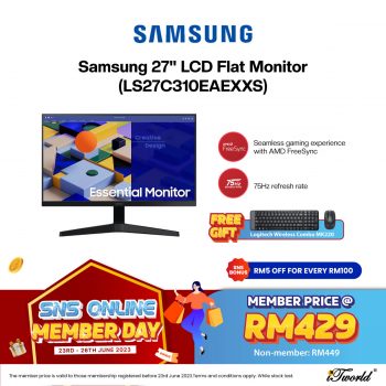 iTworld-SNS-Online-Member-Day-Deal-7-350x350 - Computer Accessories Electronics & Computers IT Gadgets Accessories Johor Kedah Kelantan Kuala Lumpur Melaka Negeri Sembilan Online Store Pahang Penang Perak Perlis Promotions & Freebies Putrajaya Sabah Sarawak Selangor Terengganu 