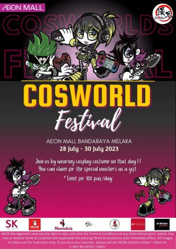 AEON-Cosworld-Festival-at-Bandaraya-Melaka-350x495 - Events & Fairs Melaka Others 