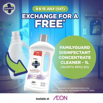 AEON-Free-FamilyGuard-Disinfectant-Concentrate-Cleaner-Giveaways-350x350 - Johor Kedah Kelantan Kuala Lumpur Melaka Negeri Sembilan Pahang Penang Perak Perlis Promotions & Freebies Putrajaya Sabah Sarawak Selangor Supermarket & Hypermarket Terengganu 
