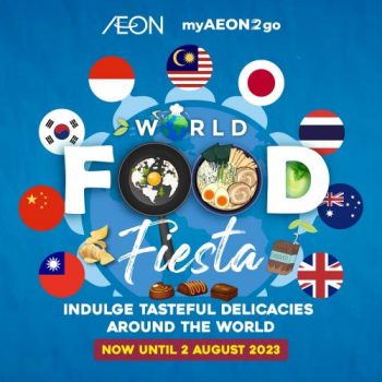 AEON-World-Food-Fiesta-Promotion-350x350 - Johor Kedah Kelantan Kuala Lumpur Melaka Negeri Sembilan Pahang Penang Perak Perlis Promotions & Freebies Putrajaya Sabah Sarawak Selangor Supermarket & Hypermarket Terengganu 