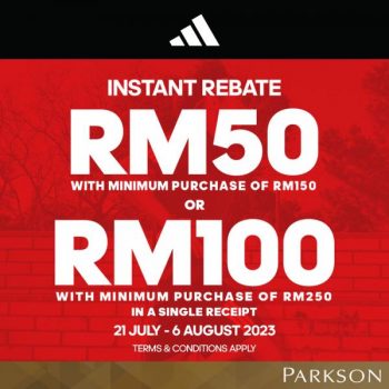 Adidas-Instant-Rebate-Promotion-at-Parkson-350x350 - Apparels Fashion Accessories Fashion Lifestyle & Department Store Footwear Johor Kuala Lumpur Penang Promotions & Freebies Selangor Sportswear 