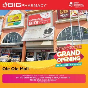 BIG-Pharmacy-6-Stores-Opening-Promotion-6-350x350 - Beauty & Health Health Supplements Johor Kuala Lumpur Personal Care Promotions & Freebies Selangor 