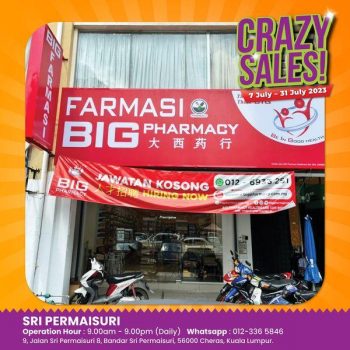 BIG-Pharmacy-Crazy-Sale-at-Sri-Permaisuri-350x350 - Beauty & Health Health Supplements Kuala Lumpur Malaysia Sales Personal Care Selangor 