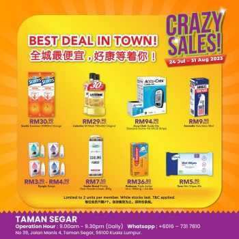 BIG-Pharmacy-Crazy-Sale-at-Taman-Segar-5-350x350 - Beauty & Health Health Supplements Kuala Lumpur Malaysia Sales Personal Care Selangor 