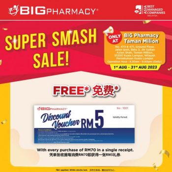 BIG-Pharmacy-Super-Smash-Sale-at-Taman-Million-3-350x350 - Beauty & Health Health Supplements Kuala Lumpur Malaysia Sales Personal Care Selangor 