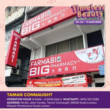 BIG-Pharmacy-Timeless-Beauty-Sale-at-Taman-Connaught-350x350 - Beauty & Health Health Supplements Kuala Lumpur Malaysia Sales Personal Care Selangor 