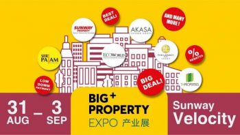 BIG-Property-Expo-at-Sunway-Velocity-350x198 - Events & Fairs Home & Garden & Tools Kuala Lumpur Property & Real Estate Selangor 