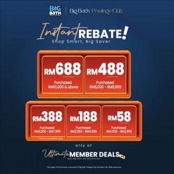 Big-Bath-Members-Day-Sale-10-350x350 - Home & Garden & Tools Johor Kuala Lumpur Malaysia Sales Penang Perak Sabah Sanitary & Bathroom Sarawak Selangor 