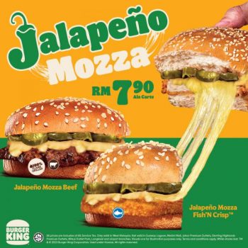 Burger-King-Jalapeno-Mozza-Burgers-Promo-350x350 - Beverages Food , Restaurant & Pub Johor Kedah Kelantan Kuala Lumpur Melaka Negeri Sembilan Pahang Penang Perak Perlis Promotions & Freebies Putrajaya Sabah Sarawak Selangor Terengganu 
