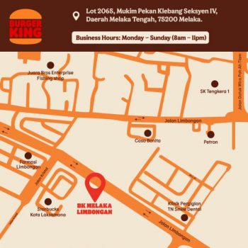 Burger-King-Opening-Promotion-at-Melaka-Limbongan-3-350x350 - Beverages Burger Food , Restaurant & Pub Melaka Promotions & Freebies 