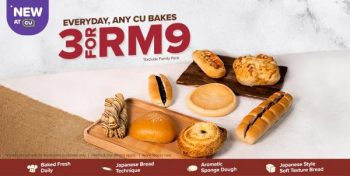 CU-Bakes-3-for-RM9-Promotion-350x176 - Beverages Food , Restaurant & Pub Johor Kedah Kelantan Kuala Lumpur Melaka Negeri Sembilan Pahang Penang Perak Perlis Promotions & Freebies Putrajaya Sabah Sarawak Selangor Supermarket & Hypermarket Terengganu 