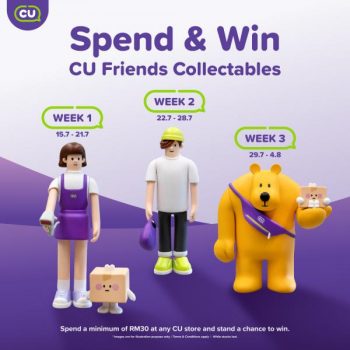 CU-Spend-Win-CU-Friends-Collectables-Contest-350x350 - Beverages Food , Restaurant & Pub Johor Kedah Kelantan Kuala Lumpur Melaka Negeri Sembilan Pahang Penang Perak Perlis Putrajaya Sabah Sarawak Selangor Supermarket & Hypermarket Terengganu 