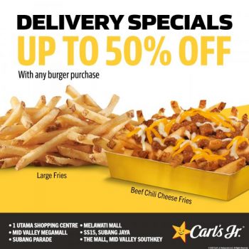 Carls-Jr-Delivery-Special-Deal-350x350 - Beverages Burger Food , Restaurant & Pub Johor Kuala Lumpur Promotions & Freebies Selangor 