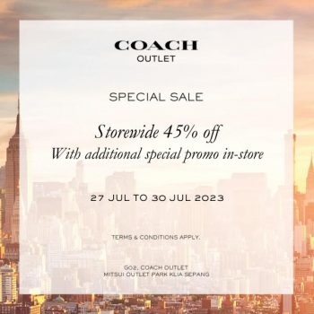 Coach-Weekend-Special-Sale-at-Mitsui-Outlet-Park-350x350 - Bags Fashion Accessories Fashion Lifestyle & Department Store Malaysia Sales Selangor 