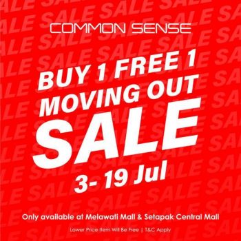 Common-Sense-Buy-1-Free-1-Moving-Out-Sale-at-Setapak-Central-Mall-Melawati-Mall-350x350 - Apparels Fashion Accessories Fashion Lifestyle & Department Store Kuala Lumpur Malaysia Sales Selangor 