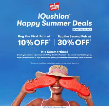 FitFlop-iQushion-Happy-Summer-Deals-Promotion-at-Gurney-Plaza-350x350 - Fashion Accessories Fashion Lifestyle & Department Store Footwear Penang Promotions & Freebies 
