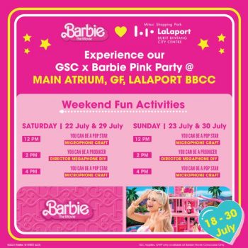GSC-Barbie-Pink-Party-at-LaLaport-BBCC-1-350x350 - Cinemas Events & Fairs Kuala Lumpur Movie & Music & Games Selangor 