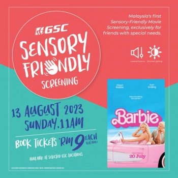 GSC-Barbie-The-Movie-Sensory-Screening-Ticket-for-RM9-Promotion-350x350 - Cinemas Johor Kuala Lumpur Movie & Music & Games Pahang Perak Promotions & Freebies Selangor 