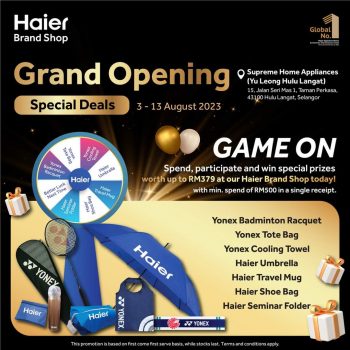 Haier-Grand-Opening-Special-Deals-at-Hulu-Langat-350x350 - Electronics & Computers Home Appliances Kitchen Appliances Promotions & Freebies Selangor 
