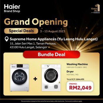 Haier-Grand-Opening-Special-Deals-at-Hulu-Langat-8-350x350 - Electronics & Computers Home Appliances Kitchen Appliances Promotions & Freebies Selangor 