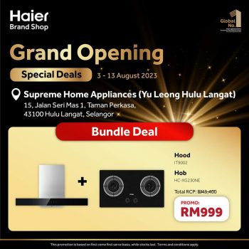 Haier-Grand-Opening-Special-Deals-at-Hulu-Langat-9-350x350 - Electronics & Computers Home Appliances Kitchen Appliances Promotions & Freebies Selangor 