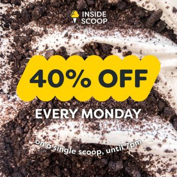 Inside-Scoop-40-off-Promo-Every-Monday-1-350x350 - Beverages Food , Restaurant & Pub Johor Kedah Kelantan Kuala Lumpur Melaka Negeri Sembilan Pahang Penang Perak Perlis Promotions & Freebies Putrajaya Sabah Sarawak Selangor Terengganu 