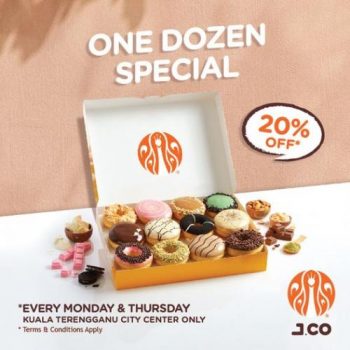 J.Co-One-Dozen-20-OFF-Promotion-at-KTCC-Mall-350x350 - Beverages Food , Restaurant & Pub Promotions & Freebies Terengganu 