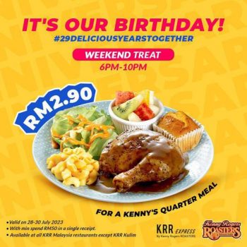 Kenny-Rogers-ROASTERS-Weekend-Kennys-Quarter-Meal-for-RM2.90-Promotion-350x350 - Beverages Food , Restaurant & Pub Johor Kedah Kelantan Kuala Lumpur Melaka Negeri Sembilan Pahang Penang Perak Perlis Promotions & Freebies Putrajaya Sabah Sarawak Selangor Terengganu 