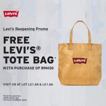 Levis-Reopening-Free-Levis-Tote-Bag-Promotion-at-Sunway-Pyramid-350x350 - Apparels Fashion Accessories Fashion Lifestyle & Department Store Promotions & Freebies Selangor 
