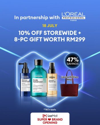 Loreal-PRO-Lazada-Super-Brand-Opening-Promotion-350x438 - Beauty & Health Cosmetics Johor Kedah Kelantan Kuala Lumpur Melaka Negeri Sembilan Online Store Pahang Penang Perak Perlis Personal Care Promotions & Freebies Putrajaya Sabah Sarawak Selangor Skincare Terengganu 