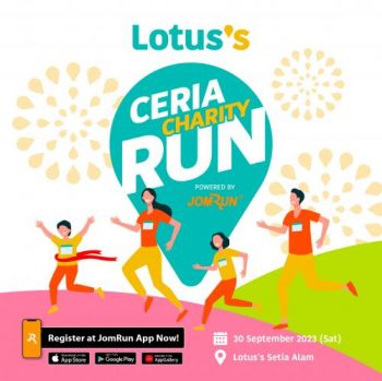 Lotuss-Ceria-Charity-Run-Powered-By-JomRun-350x349 - Events & Fairs Selangor Supermarket & Hypermarket 