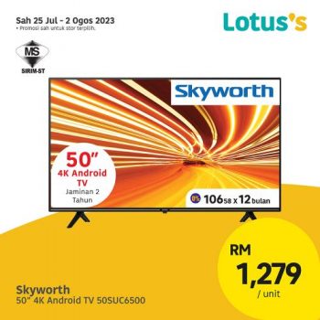 Lotuss-Electrical-Appliances-Promotion-12-350x350 - Computer Accessories Electronics & Computers Home Appliances IT Gadgets Accessories Johor Kedah Kelantan Kuala Lumpur Melaka Negeri Sembilan Pahang Penang Perak Perlis Promotions & Freebies Putrajaya Sabah Sarawak Selangor Supermarket & Hypermarket Terengganu 
