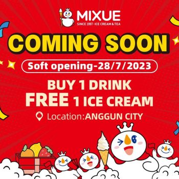 MIXUE-Soft-Opening-Promo-at-Anggun-City-Commercial-Center-350x350 - Beverages Food , Restaurant & Pub Ice Cream Promotions & Freebies Selangor 