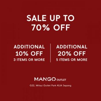 Mango-Outlet-Special-Sale-at-Mitsui-Outlet-Park-350x350 - Apparels Fashion Accessories Fashion Lifestyle & Department Store Malaysia Sales Selangor 