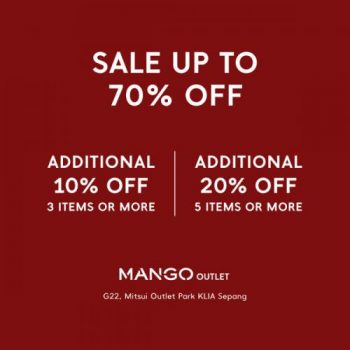 Mango-Outlet-Special-Sale-at-Mitsui-Outlet-Park-350x350 - Apparels Fashion Accessories Fashion Lifestyle & Department Store Malaysia Sales Selangor 