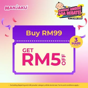 Manjaku-Amboi-Amboi-Ada-Rebate-Promotion-1-350x350 - Baby & Kids & Parenting Babycare Children Fashion Johor Kedah Kelantan Kuala Lumpur Melaka Negeri Sembilan Pahang Penang Perak Perlis Promotions & Freebies Putrajaya Sabah Sarawak Selangor Terengganu 